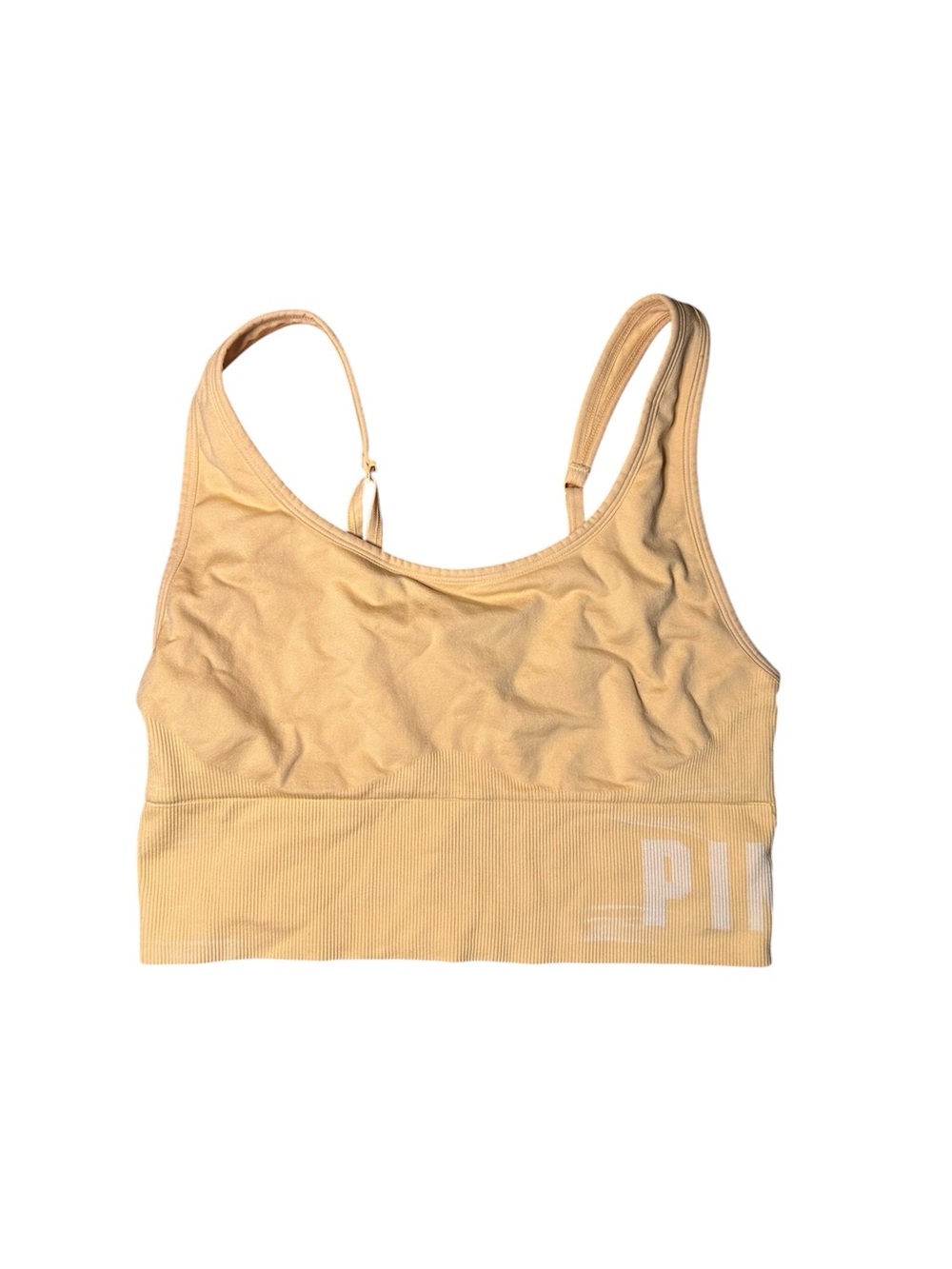 Victoria's Secret PINK yellow sports bra